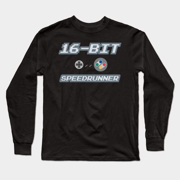 16-Speedrunner Long Sleeve T-Shirt by PCB1981